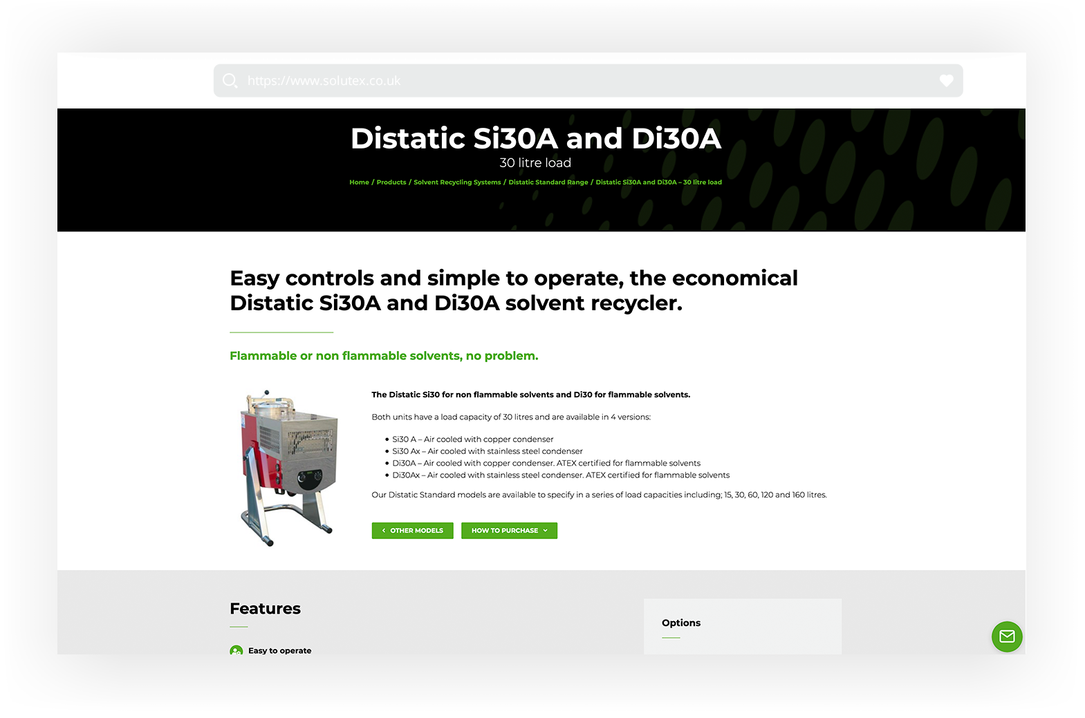 Solutex Website – New design Solutex Website - New design